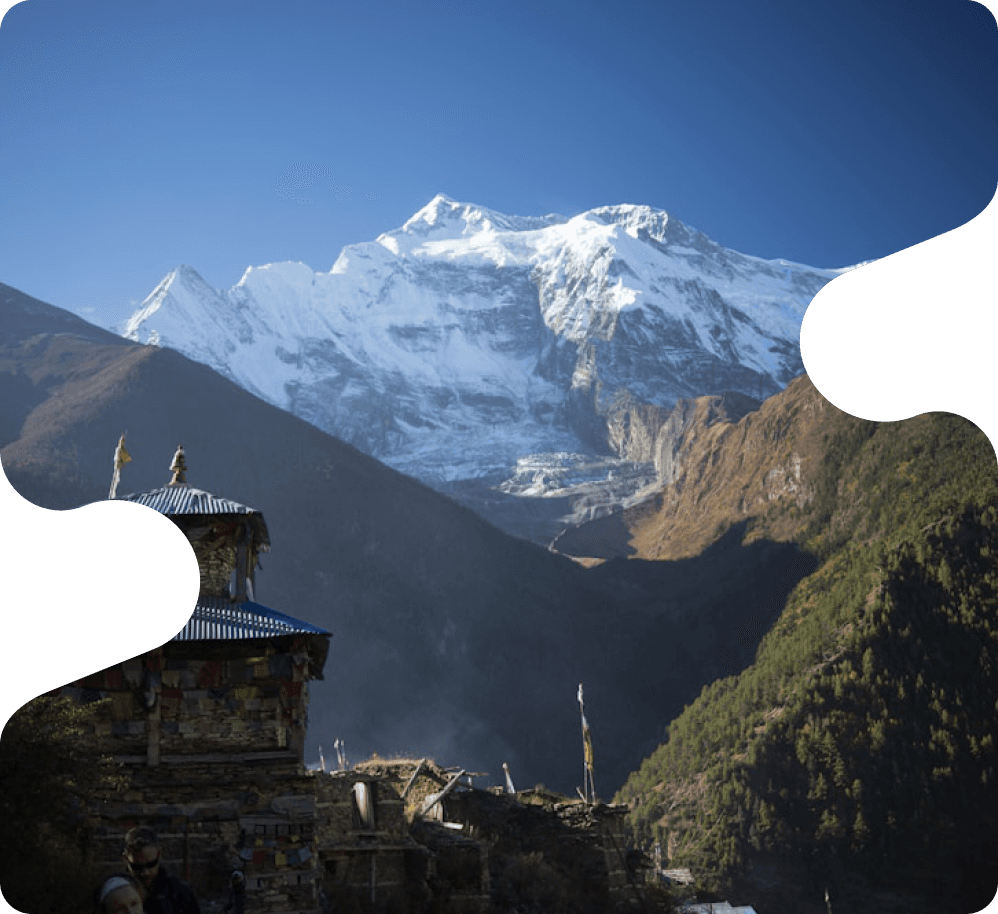 Nepal mountain landscape